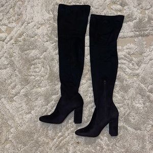 Aldo over the knee suede boots